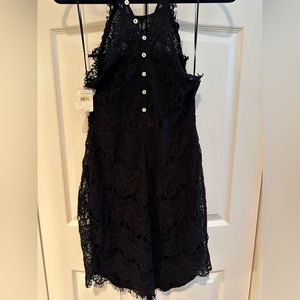 Free People Black Lace Dress Size M NWT